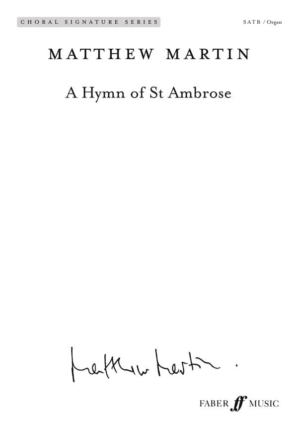 A Hymn of St Ambrose